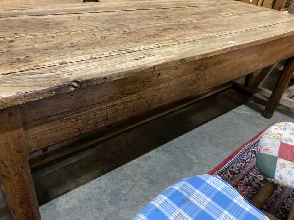 A 19th century fruitwood table